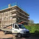 east coast scaffolding country house side