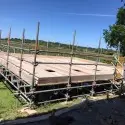 east coast scaffolding construction site